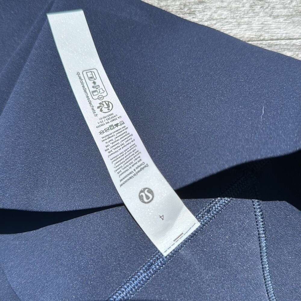 Lululemon Glow Up High-Rise Tight 25" True Navy blue size 4 NWT - Picture 5 of 8